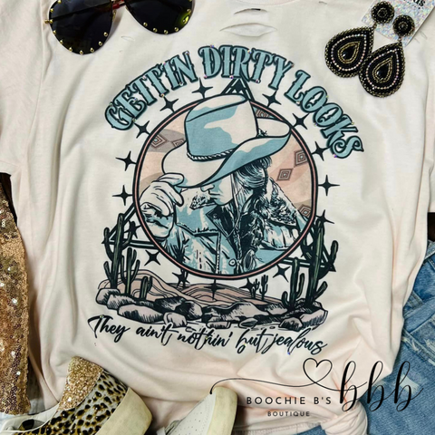 Distressed & Embellished Dirty Looks